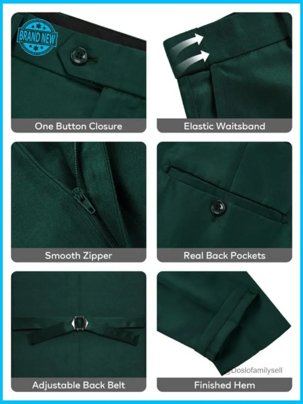 Slim Fit 3-Piece Suit Set Formal Business Wedding Elegant Blazer Vest Pants